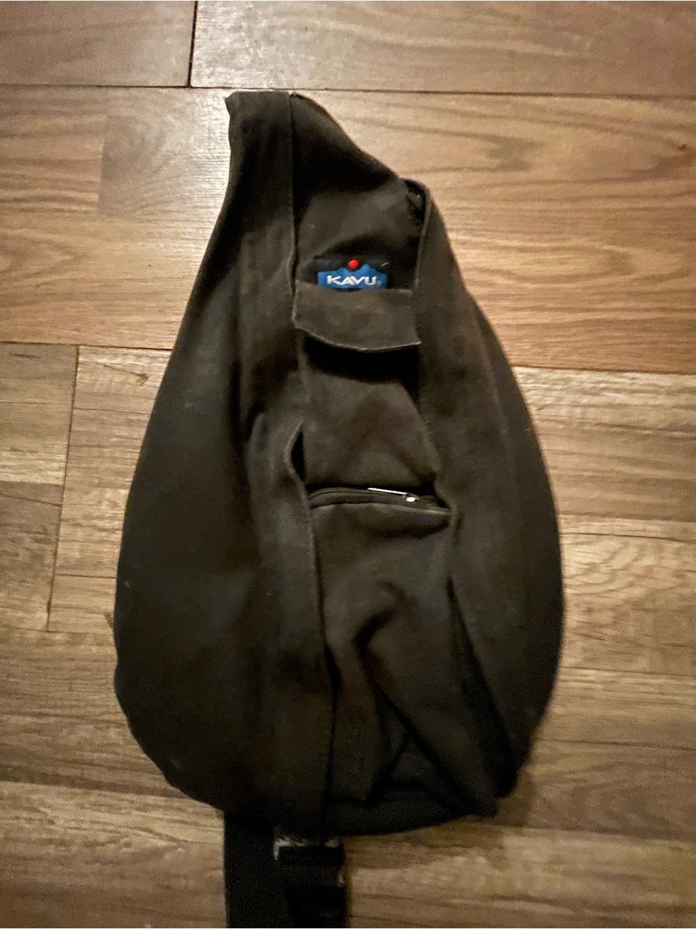 Kavu Brown Sling Bag with Front Pockets